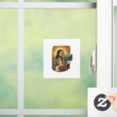 Huilende Jezus Syntaxisfout Codeur Programmeur Sof Raamsticker (Huis)