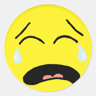 Huilende Sticker
