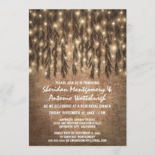Huilende Willow Tree repetitie diner uitnodigingen