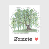 Huilende Willow Vinyl Sticker (Vel)