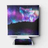 Huilende wolf geest blikjeskoeler (Achterkant)