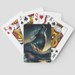 Huilende Wolf Pokerkaarten