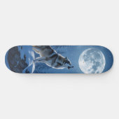 Huilende Wolf Skateboard (Horizontaal)