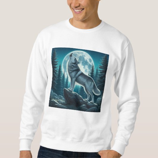 Huilende Wolf Trui (Voorkant)