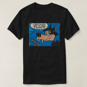Huilende wolf zoals ik • Wil je een geheim weten? T-shirt
