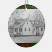 Huis 2014 keramisch ornament (Links)