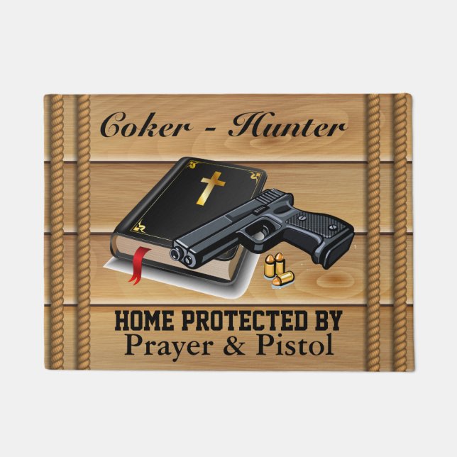 Huis beschermd door... deurmat (Voorkant)