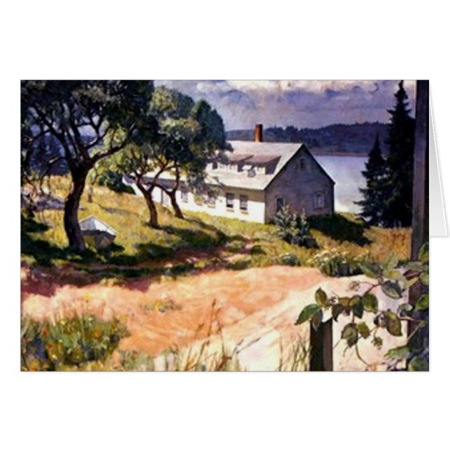 Huis bij het meer (Voorkant Horizontaal)