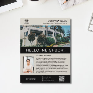 Huis- en Vastgoedmakelaar Marketing Flyer