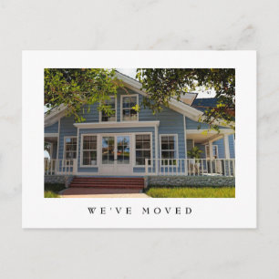 Huis Foto Nieuw Huis Verhuisend Briefkaart