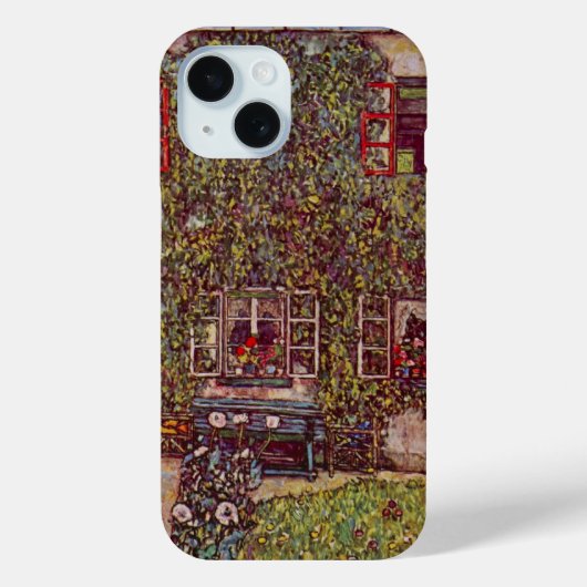 Huis Guardaboschi van Gustav Klimt, kunst Case-Mate iPhone Case (Achterkant)