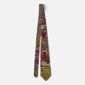 Huis Guardaboschi van Gustav Klimt,  kunst Stropdas (Achterkant)