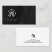 Huis Icon Vastgoed Vastgoed Visitekaartje (Voorkant / Achterkant)