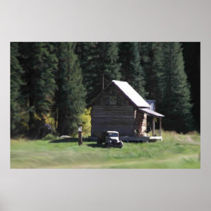 Huis in de Bossen Poster