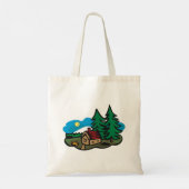 Huis in de Bossen Tote Bag (Achterkant)
