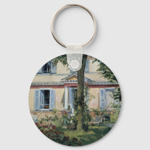 Huis in Rueil, Edouard Manet,  Kunst Sleutelhanger
