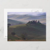 Huis in Toscane in het briefkaart van de moesson (Voorkant / Achterkant)