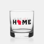 Huis in Wisconsin Whisky Glas (Voorkant)