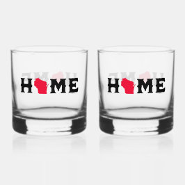 Huis in Wisconsin Whisky Glas
