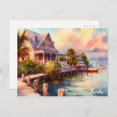 huis kopen Reizen  sleutels florida briefkaarten (Voorkant / Achterkant)