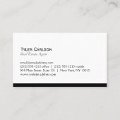 Huis Logo / Goud geborsteld Visitekaartje (Achterkant)