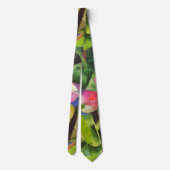 Huis met bomen van Franz Marc,  Kunst Stropdas (Achterkant)