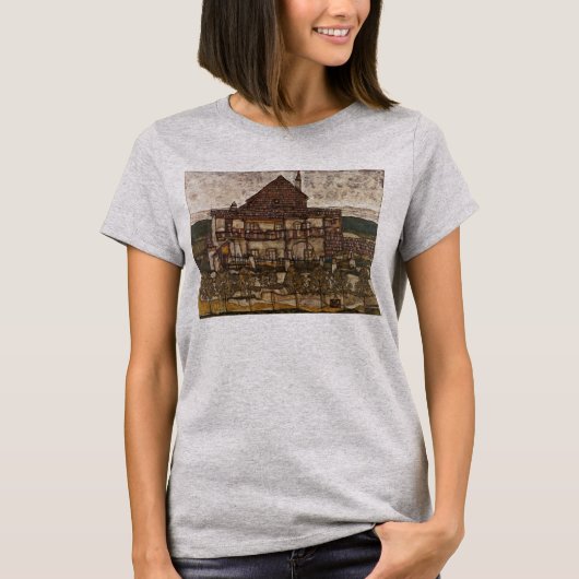 Huis met de Shingle Roof van Egon Schiele T-shirt (Voorkant)