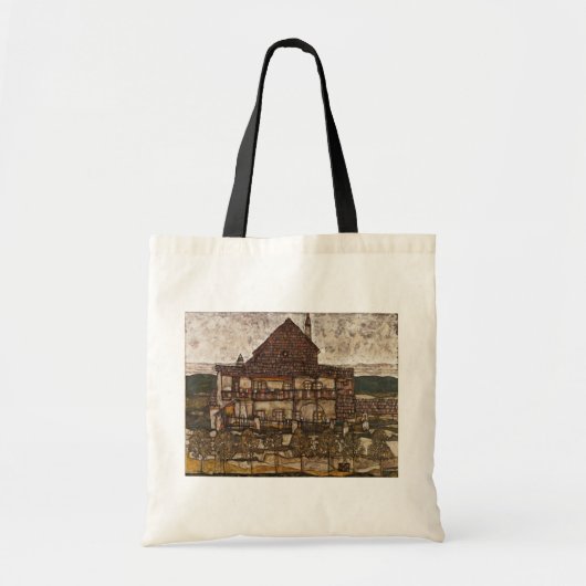 Huis met de Shingle Roof van Egon Schiele Tote Bag (Voorkant)