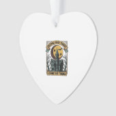 Huis met spoken-shirt met gegraveerd spookhuis-maa ornament (voorkant)