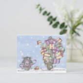 Huis-muis Designs® Feestdagenkaart (Staand voorkant)