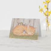 Huis-muis Designs® - Notecards Kaart (Gele Bloem)