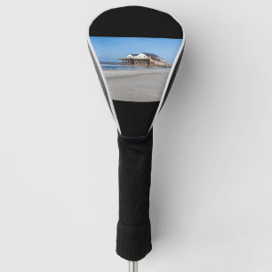 Huis op stelten op het strand van St. Peter Ording Golfheadcover