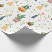 Huis Planten Cadeaupapier (Hoek)