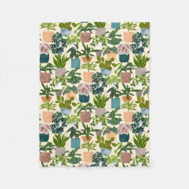 Huis Planten Fleece Deken