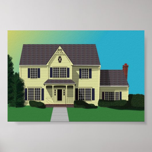 Huis Poster (Voorkant)