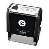 Huis romantisch | modern adres rubberen stempel (Product)