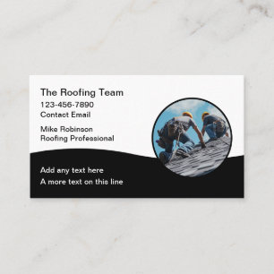 Huis Roofing Services Moderne Visitekaartjes