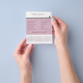 Huis schoonmaakdienst scheur uit strips Flyer (Hand)