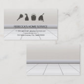 Huis schoonmaken visitekaartje (Voorkant / Achterkant)