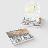 Huis Stenen Onderzetter (Zijkant)