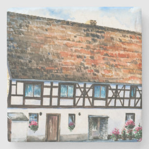 Huis Stenen Onderzetter