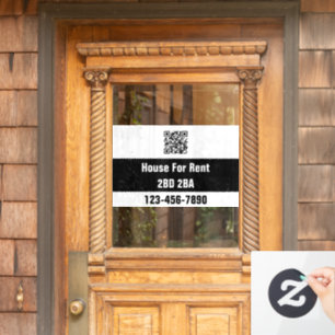 Huis Te Huur Zwart Wit Aantal Slaapkamer Badkamer Raamsticker