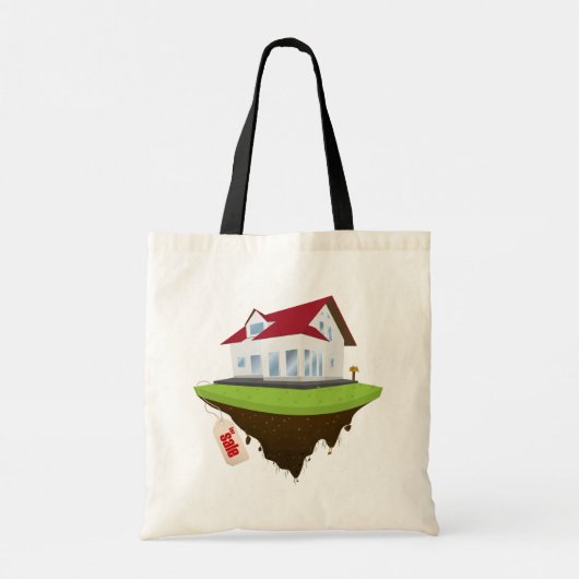 Huis te koop Canvas tas (Achterkant)