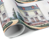  Huis Tekening in kleur Cadeaupapier (Rol Hoek)