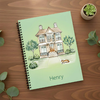 Huis & Tuin Notitieboek – Elegante Illustratie