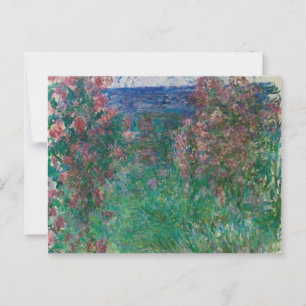 Huis tussen de rozen, Monet Briefkaart