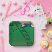 Huis van Afgevaardigden Papieren Bordje (Feest)