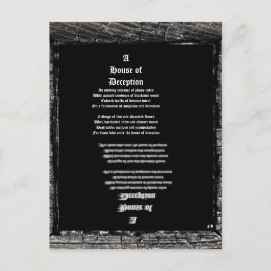 Huis van Afleiding Briefkaart (Voorkant)