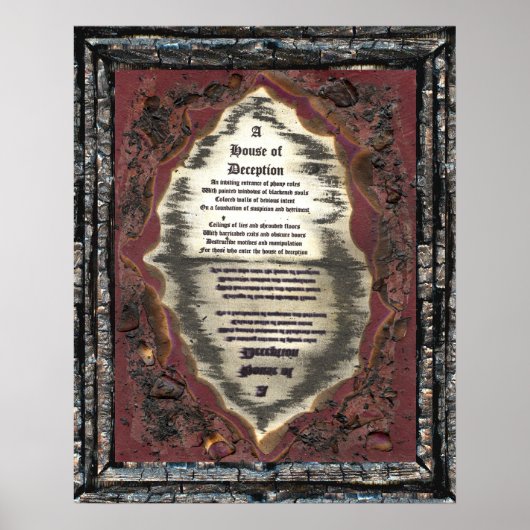 Huis van Afleiding Poster (Voorkant)