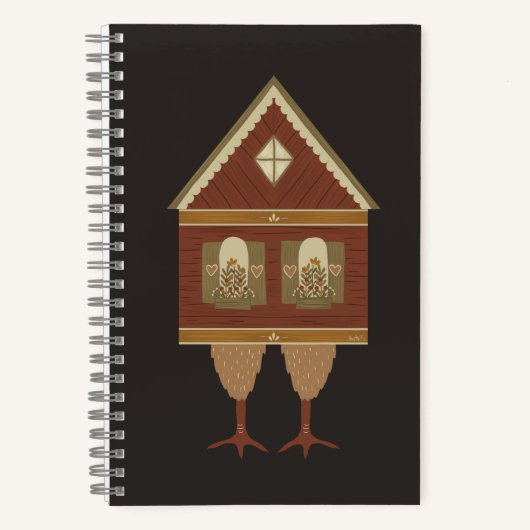 Huis van Baba Yaga A5 Notitieboek (Voorkant)